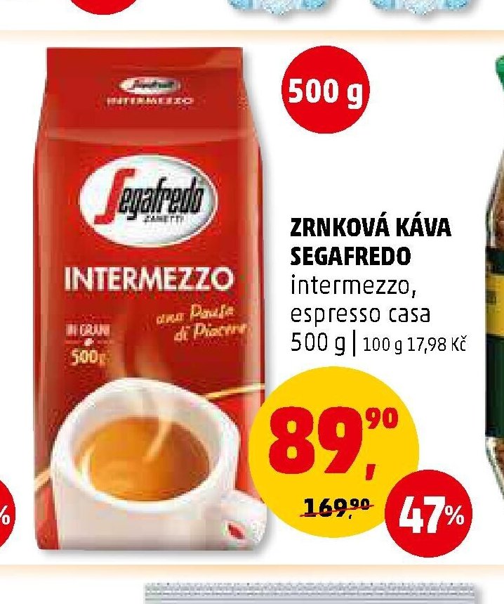 Zrnová káva Segafredo Intermezzo