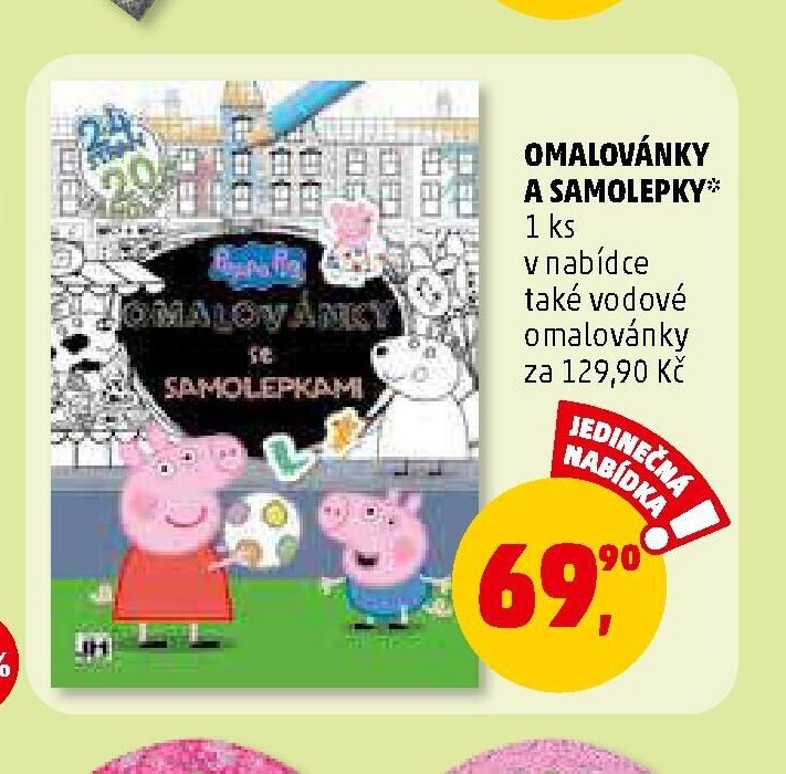 OMALOVÁNKY A SAMOLEPKY
