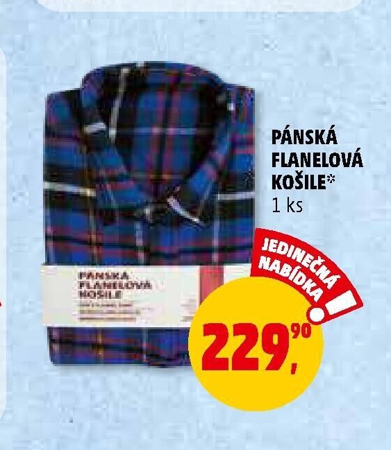 PÁNSKÁ FLANELOVÁ KOŠILE