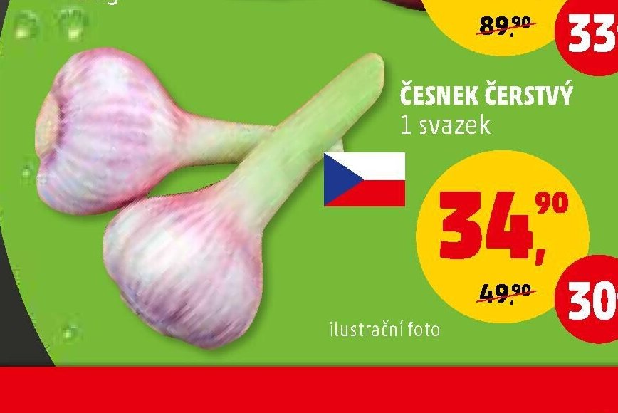 ČESNEK ČERSTVÝ