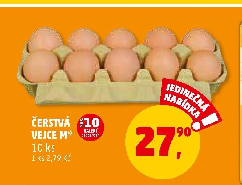 ČERSTVÁ VEJCE M