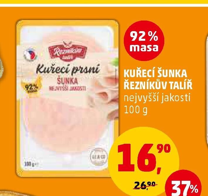 KUŘECÍ ŠUNKA ŘEZNÍKŮV TALÍŘ