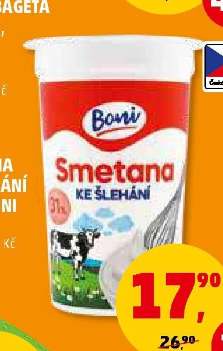 SMETANA KE ŠLEHÁNÍ 31% BONI