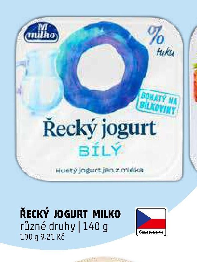 Řecký jogurt Milko bílý