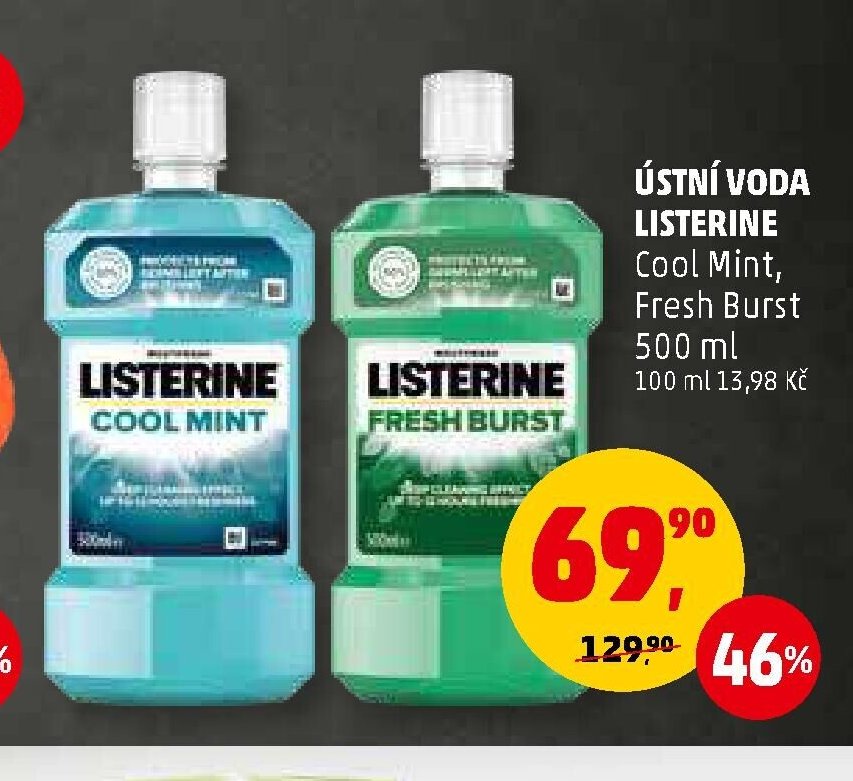 ÚSTNÍ VODA LISTERINE