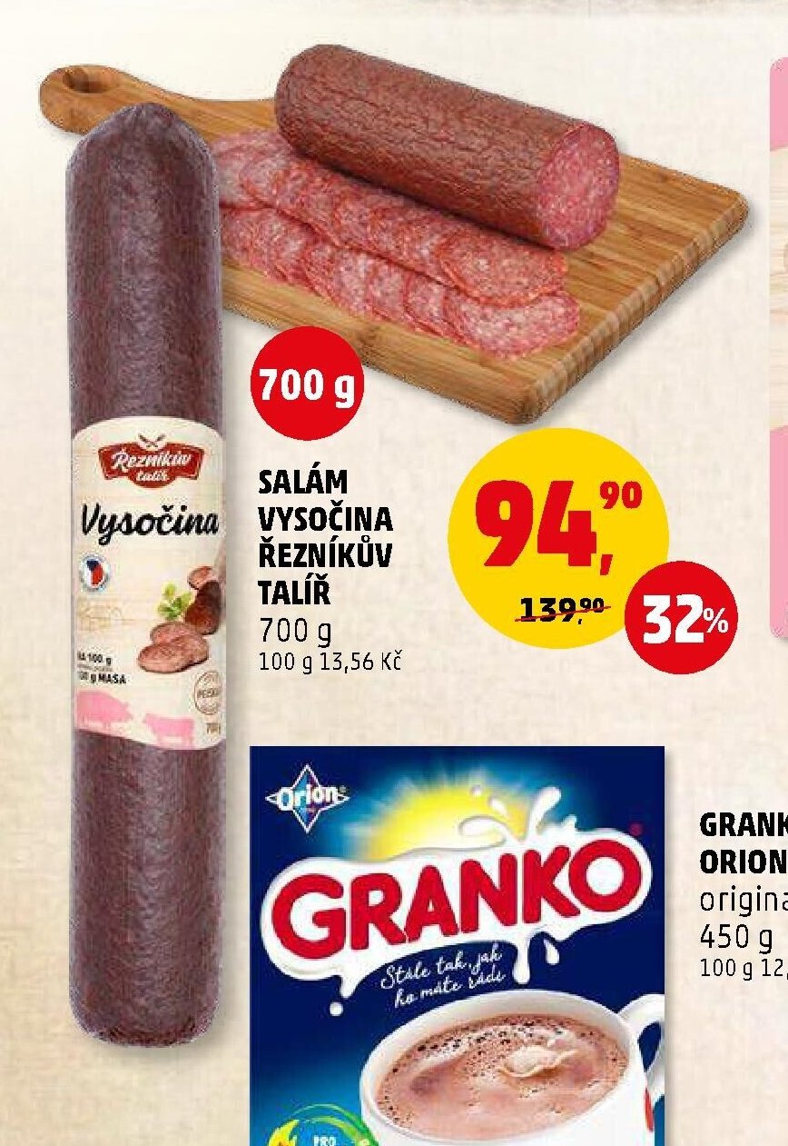 Salám Vysočina Řezníkův talíř