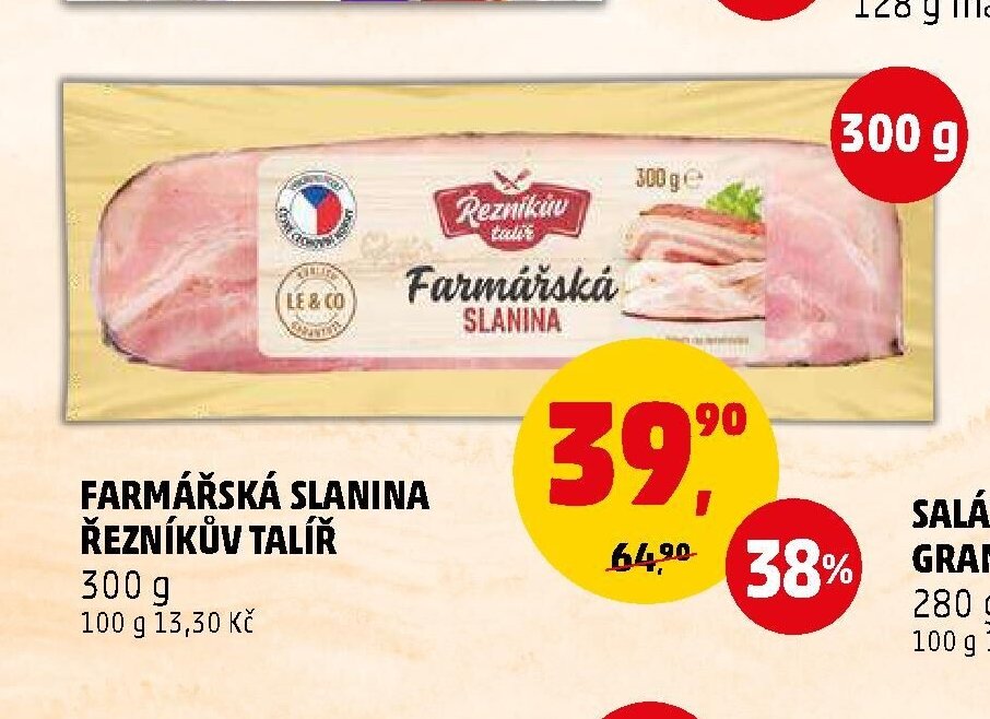 FARMÁŘSKÁ SLANINA ŘEZNÍKŮV TALÍŘ