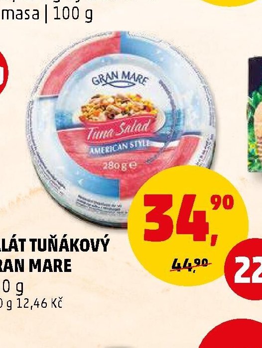 SALÁT TUŇÁKOVÝ GRAN MARE