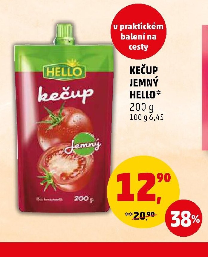 KEČUP JEMNÝ HELLO
