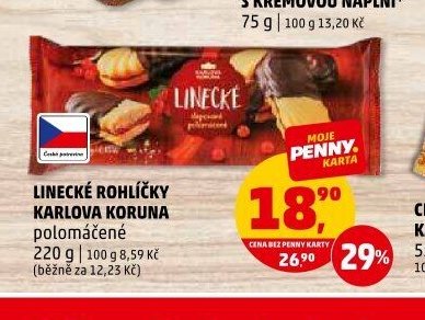 Linecké rohlíčky Karlova Koruna