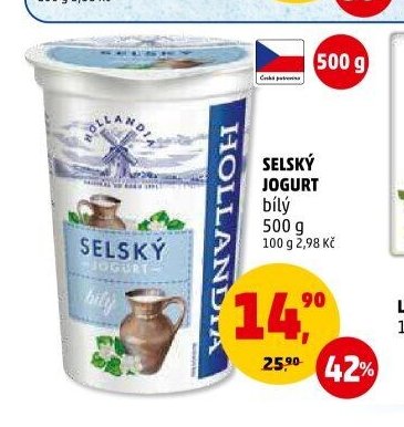 Selský jogurt bílý Hollandia