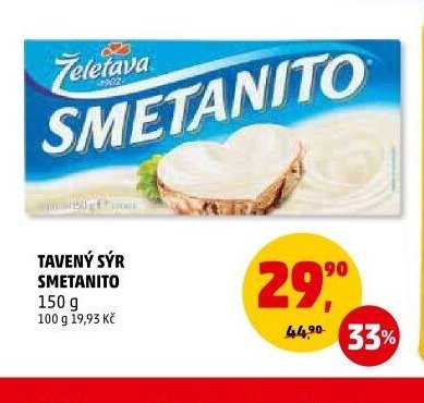 Tavený sýr Smetanito