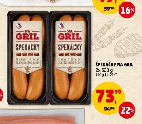 Špekáčky na gril