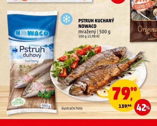 Pstruh kuchaný Nowaco