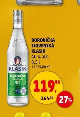 Borovička Slovenská Klasik