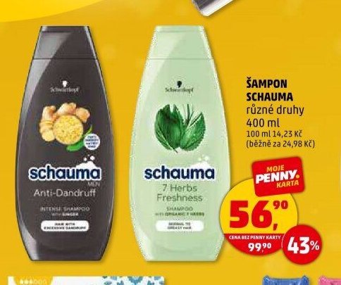 ŠAMPON SCHAUMA různé druhy