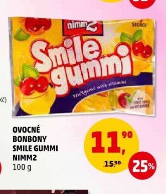 Ovocné bonbony Smile Gummi Nimm2