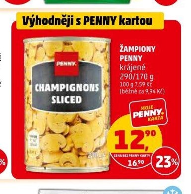 Žampiony Penny