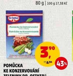 Pomůcka ke konzervování zeleniny Dr. Oetker