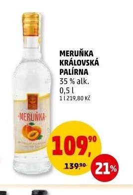 Meruňka Královská palírna