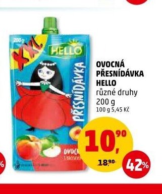 Ovocná přesnídávka Hello