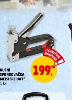 RUČNÍ SPONKOVAČKA MEISTERCRAFT