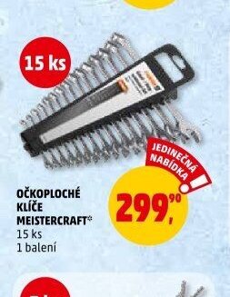OČKOPLOCHÉ KLÍČE MEISTERCRAFT