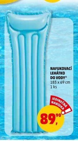 NAFUKOVACÍ LEHÁTKO DO VODY