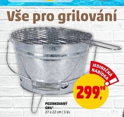POZINKOVANÝ GRIL