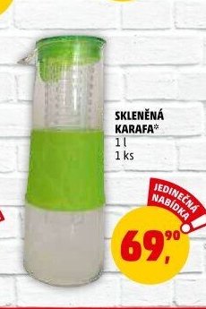 SKLENĚNÁ KARAFA