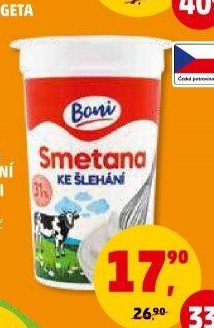 SMETANA KE ŠLEHÁNÍ 31% BONI 200 g