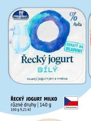 Řecký jogurt Milko bílý