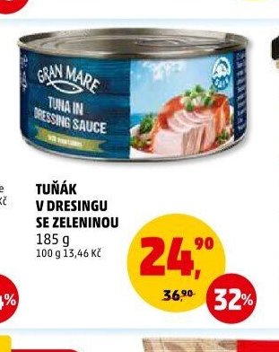 Tuňák v dresingu se zeleninou Gran Mare