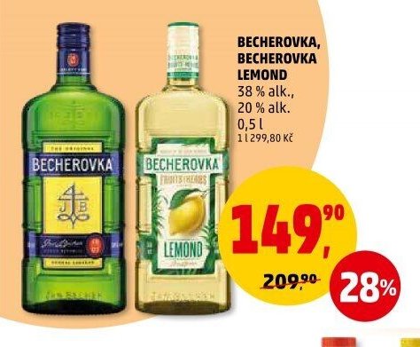 Becherovka, Becherovka Lemond