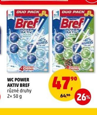 WC Power Aktiv Bref různé druhy