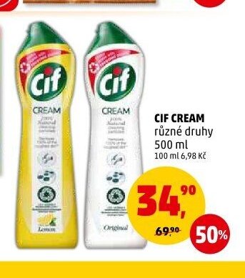 Cif Cream různé druhy