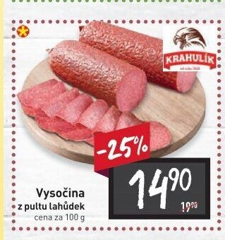 Vysočina z pultu lahůdek