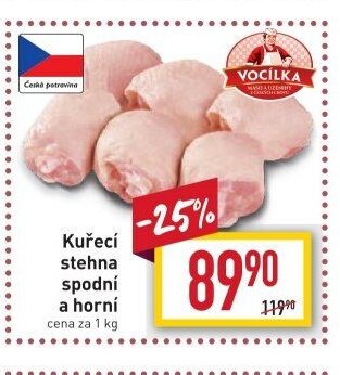 Kuřecí stehna spodní a horní
