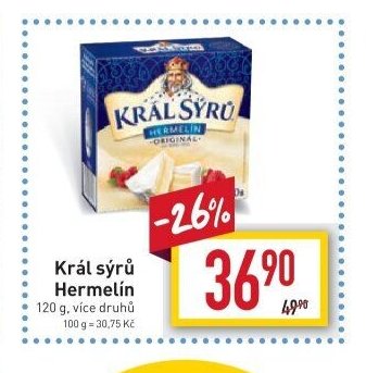 Král sýrů Hermelín