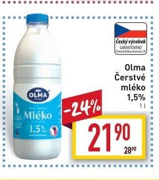 Olma Čerstvé mléko 1,5%