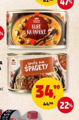 HOTOVÁ JÍDLA KARLOVA KORUNA různé druhy 400 g