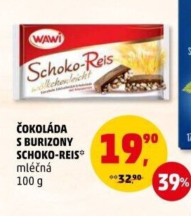 ČOKOLÁDA S BURIZONY SCHOKO-REIS mléčná 100 g