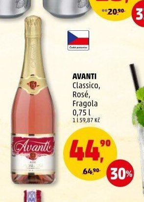 Avanti Classico, Rosé, Fragola