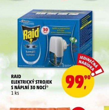RAID ELEKTRICKÝ STROJEK S NÁPLNÍ