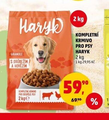 KOMPLETNÍ KRMIVO PRO PSY HARYK