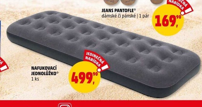 Nafukovací jednolůžko