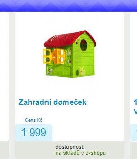 Zahradní domeček
