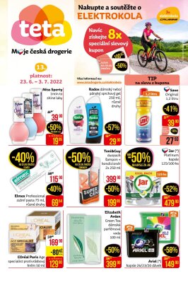 akční leták Teta drogerie 23.6.2022-3.7.2022