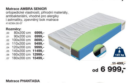 Matrace AMBRA SENIOR