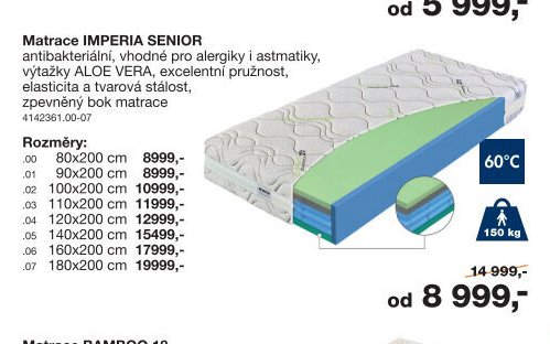 Matrace IMPERIA SENIOR